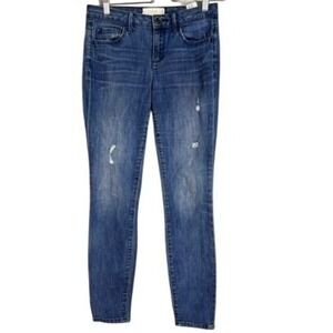 Rachel‎ Roy Denim Blue Distressed Skinny Jeans Size 28